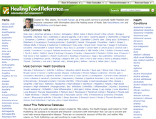 Tablet Screenshot of herbreference.com